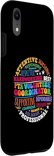 Miniatura 3 de iPhone XR Parents Teacher Association PTA Volunteer Coordinator Case