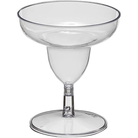 Mini Margarita Glasses: Elevate Your Cocktail Experience with Party Essentials' Exquisite 12-Pack