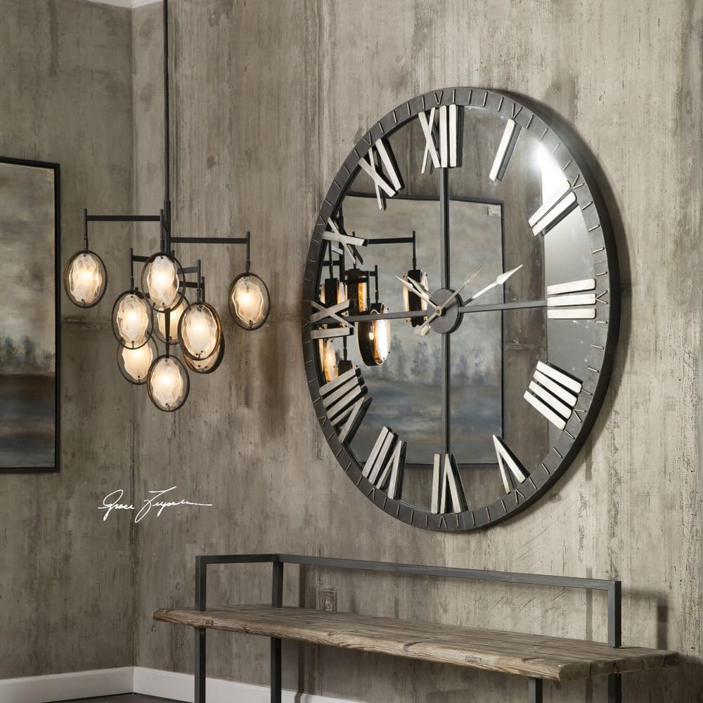 Uttermost Amelie - 60 inch Large Wall Clock