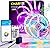 CHARKEE 130ft LED Strips Lights (65.6ft*2) Full Color Sync Music, Dimmable and Color Changing RGB LED Strip Lights, 24 Volt Bluetooth Flexible LED Lights for Bedroom,Family,DIY(Smart App+Remote)