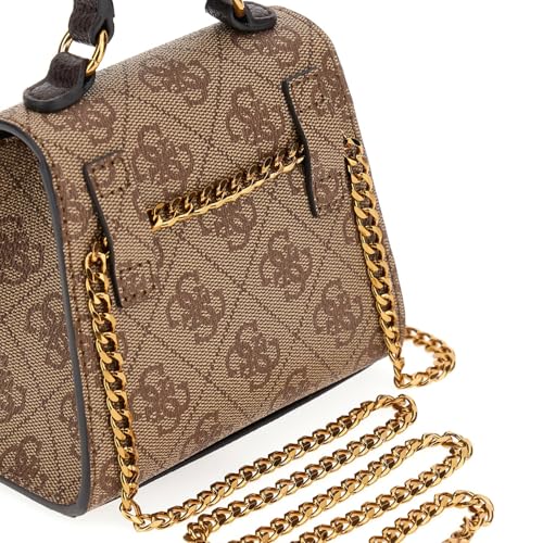 Image of GUESS Women's Printed Satchel Bag| Ladies Purse Handbags | Gift For Ladies