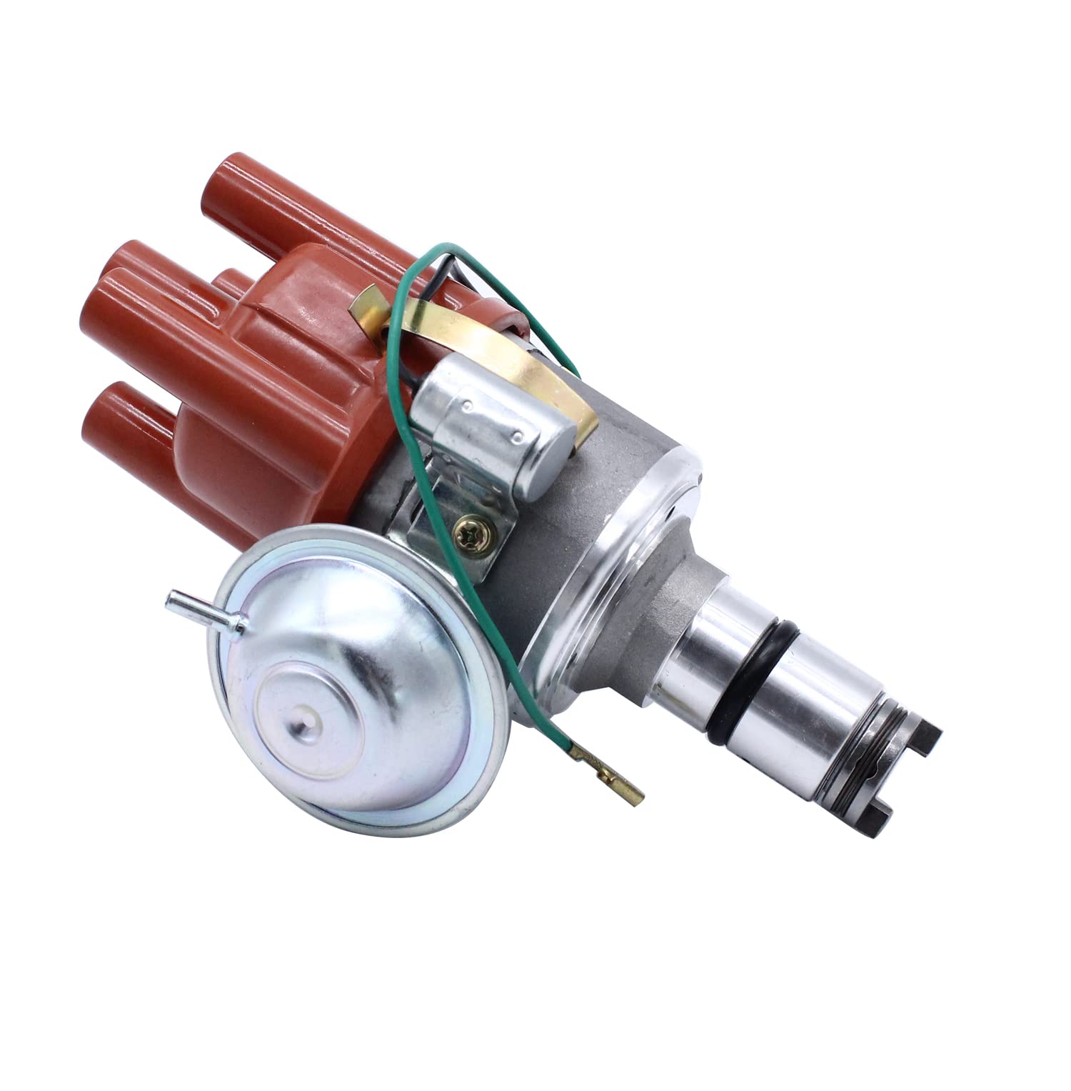 SHLPDFM 1 PC Ignition Distributor 13905205AN 043905205C Vacuum Type Air Cooled Distributor Compatible with VW Beetle Camper Split 1961-1979