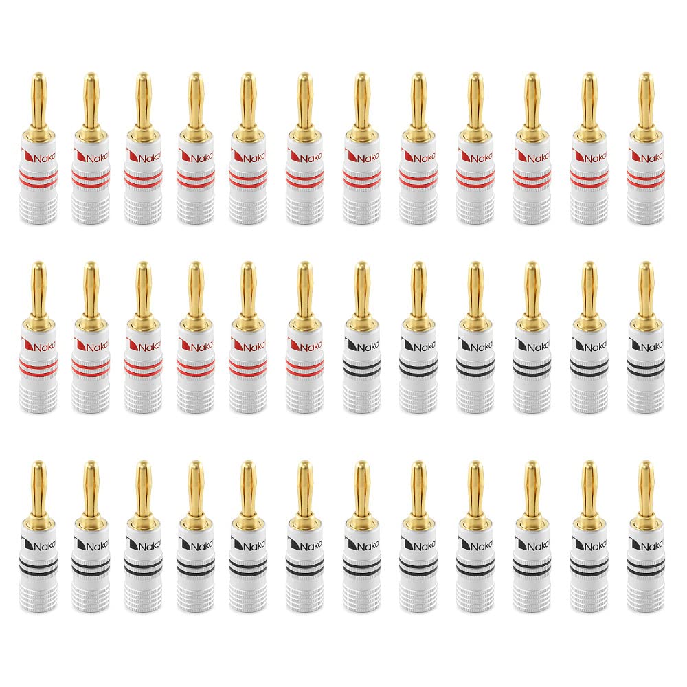12 Connecteurs DIN 2 Broches Pour Haut-parleurs - Bornes à Vis, Mâle/femelle, Kit Audio