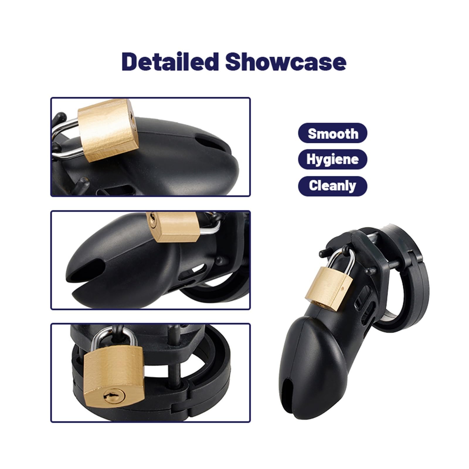 Amazon.com: Sextoy Women Male Chastity Belt with Pearl Abstinence from  Cheating Vaginal Locker Adult Female Underwear Sex Toys Device White Short  : Health & Household