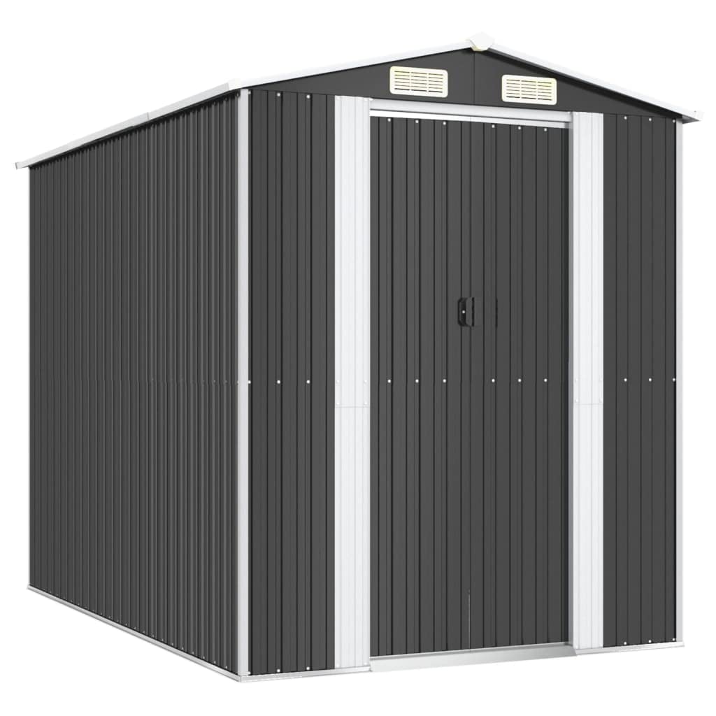 Générique Abri de Jardin Anthracite 192x274x223 cm Acier galvanisé,Maison & Jardin,Pelouses & Jardins,Vie en extérieur,Structures extérieures,Cabanes & abris de Jardin,3147450
