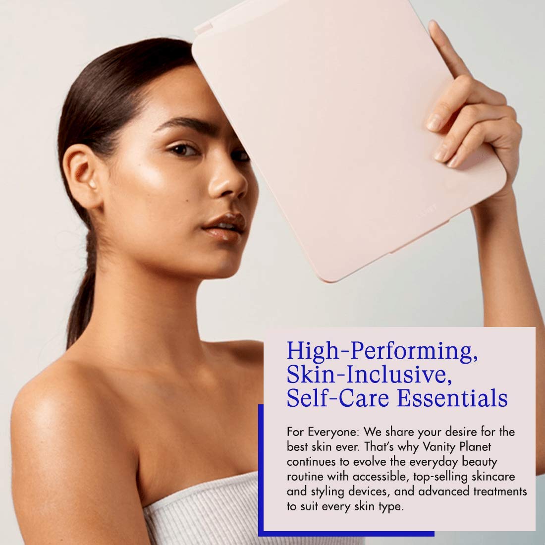 Buy Vanity Mini Pose LED Travel Mirror 3 LED Colors for