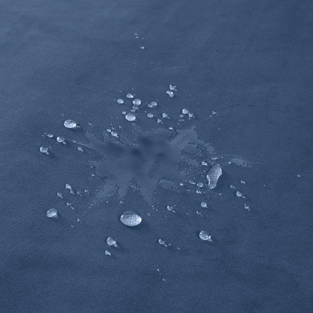 Liberator Fascinator Throw - Moisture-Proof Sensual Blanket, Mini Size, Microvelvet: Indigo