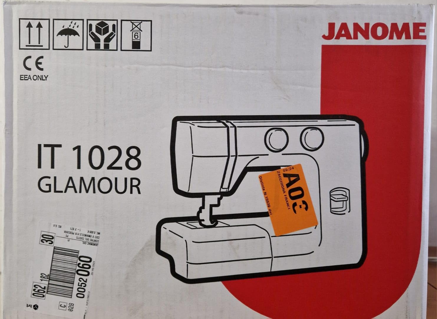 Janome Macchina da Cucire IT1028 con 5 Anni di Garanzia