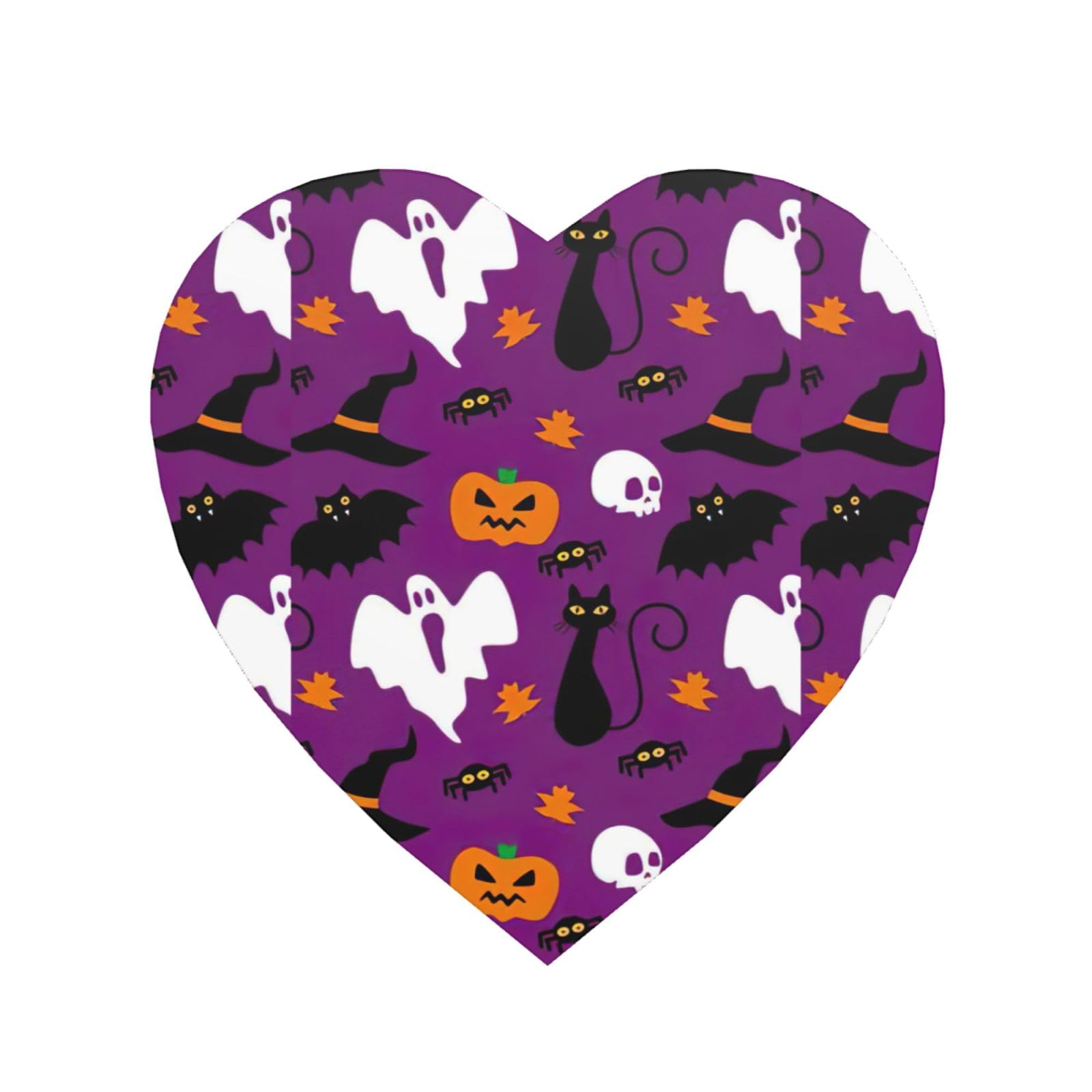 Purple Halloween Horror Print Refrigerator Magnet,Magnets For Refrigerator Decoration, Kitchen, Office, Wall