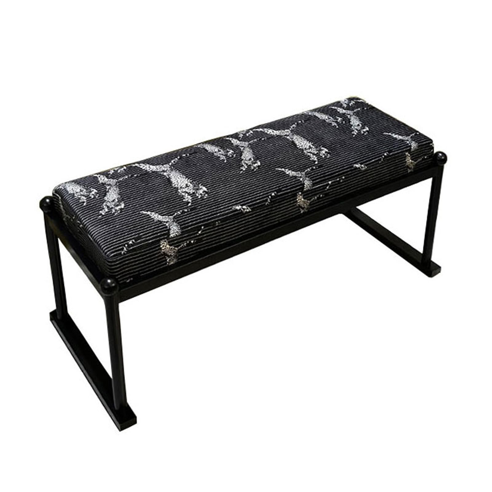 Banc à chaussures avec coussin confortable pour entrée et chambre