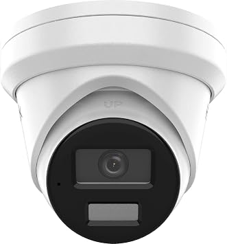 HiLook By Hikvision IPC-T259H(2.8mm) 5MP ColorVu Lite Fixed Turret Network POE IP Camera 24/7 Colour–White