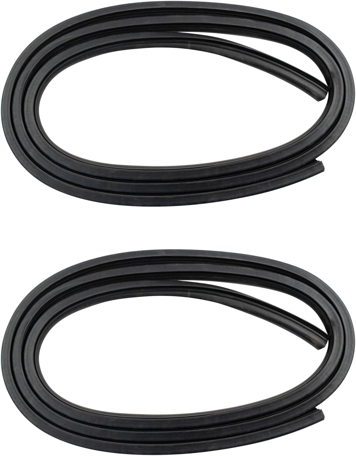Rubber Door Weatherstrip Seals Pair Set Kit for 73-91 Chevy GMC Pickup Truck