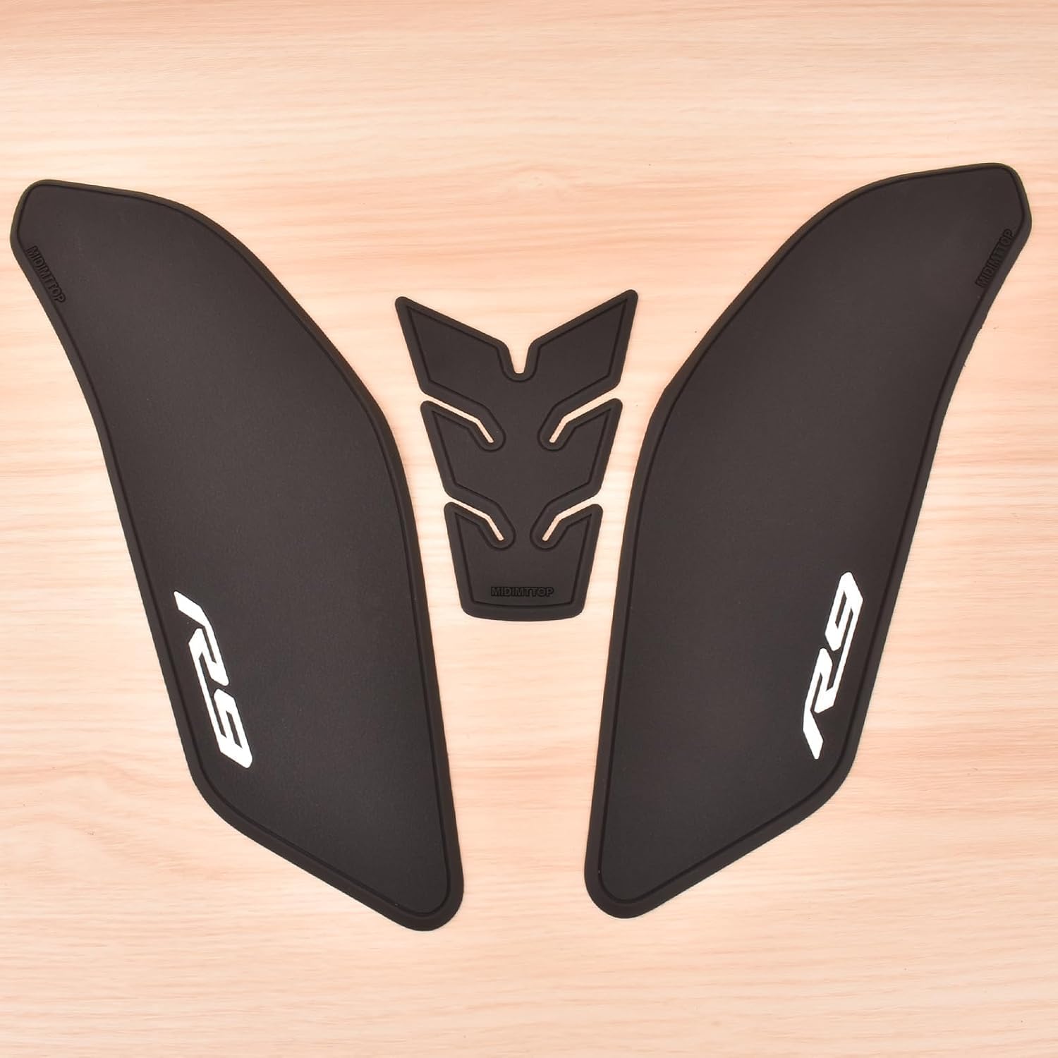 yzf r9 Gas Tank Rubber Protector Pad Motorcycle Fuel Tank Traction Pad Side Fuel Knee Guard Sticker compatible for Ya&ma&ha YZF R9 YZF-R9 2025