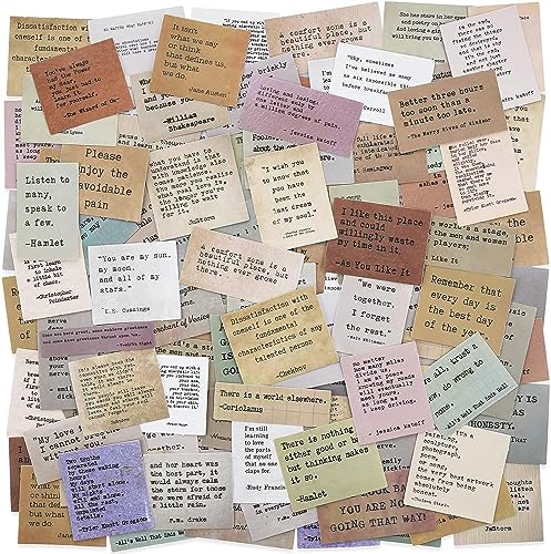 Ptyism 120 Pcs Frase Pegatinas Bullet Journal, Pegatinas Scrapbooking Pequeña Frase Pegatinas, Scrapbooking Pegatinas Para Material de Scrapbooking Stickers Bullet Journal Manualidades etc