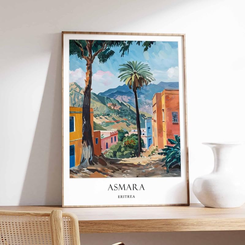 Eritrea Decor Art Asmara et African Wall Art poster de decoration interieure moderne