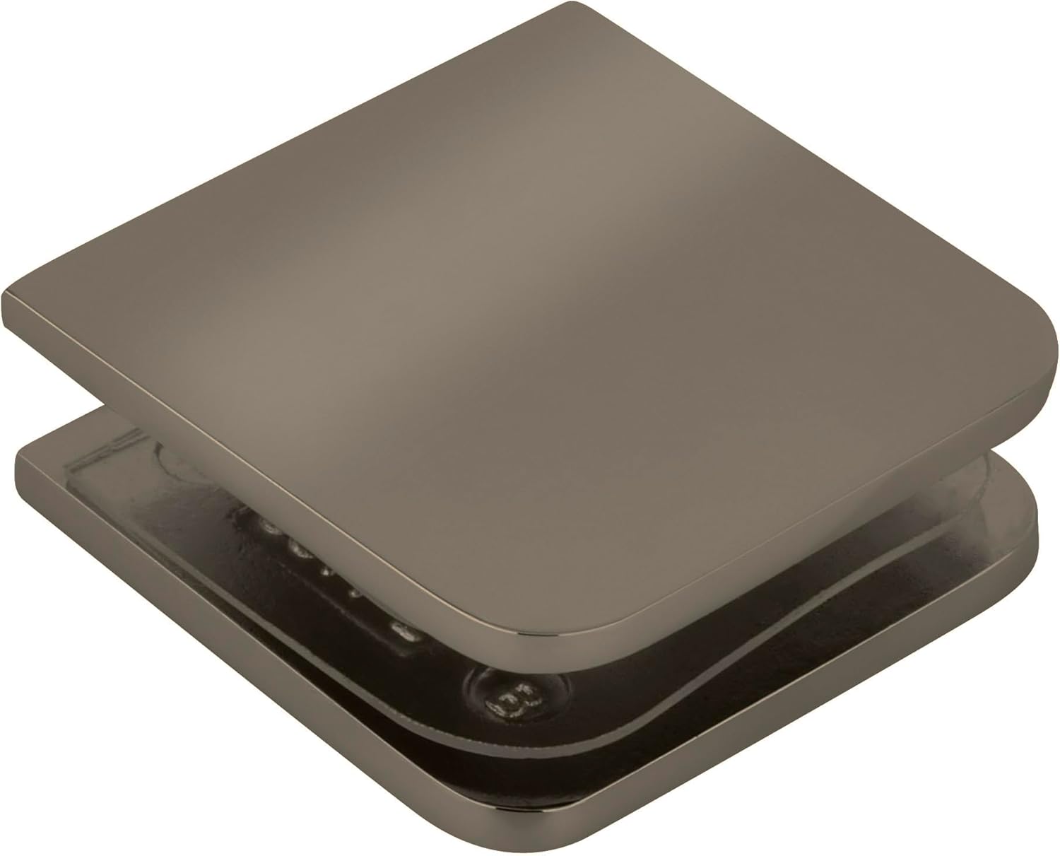 CRL Satin Brass Traditional Style Fixed Panel U-Clamp