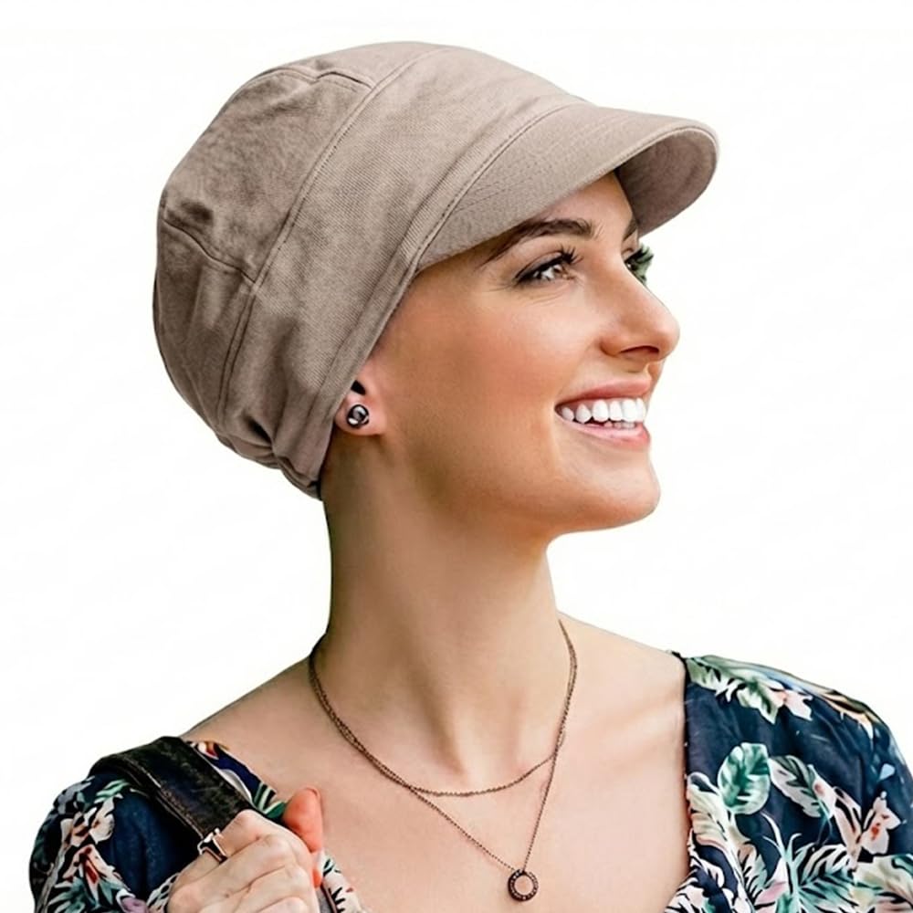 CAREBELL Gorra Oncológica Capri Headwear – Tejido de Bambú y Algodón, Sin Costuras, Protección Solar – Ideal para Quimioterapia, Radioterapia y Alopecia