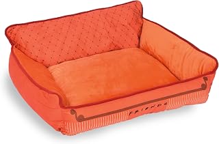 GuHuiKuFriends The TV Show Sofa Cuddler Dog Bed, 24"x 19"x 8" | Soft and Cute Dog Bed from Elevated Dog Bed Raised Dog Bed Friends Sofa Friends Merch Officially Licensed by Warner Bros