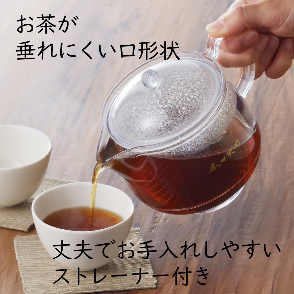 スビキアワ　ティーポット Amazon | ヨシカワ 菰田欣也 クリアティーポット 730ml 軽くて
