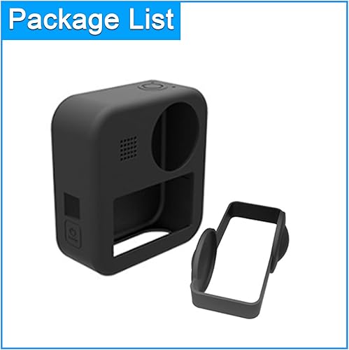 Miniatura 7 de Funda de silicona suave para GoPro MAX 360 Funda protectora de silicona completa Kit de accesorios