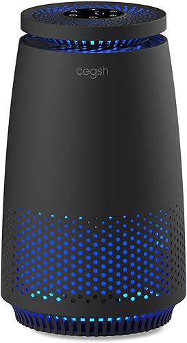 Purificadores de aire para dormitorio del hogar, filtro HEPA 3 en 1 para mascotas, caspa, polvo, polen, humo, olores, limpiador de aire silencioso