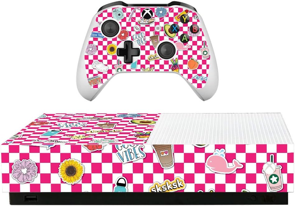 MightySkins Skin for Microsoft Xbox One S All-Digital Edition - VSCO Girl | Protective, Durable, and Unique Vinyl Decal wrap Cover | Easy to Apply, Remove, and Change Styles | Made in The USA