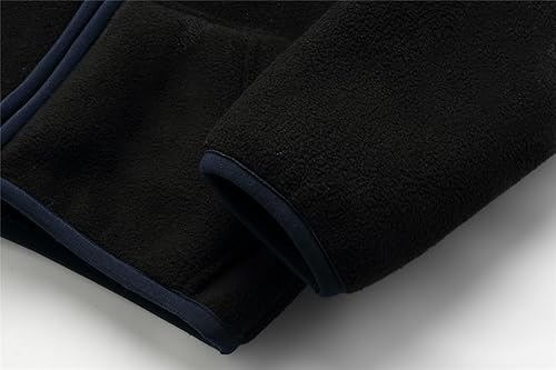 Miniatura 4 de Mud Kingdom Chaqueta de forro polar con capucha para niños y niñas, ropa de abrigo gruesa y cálida, divertida caricatura