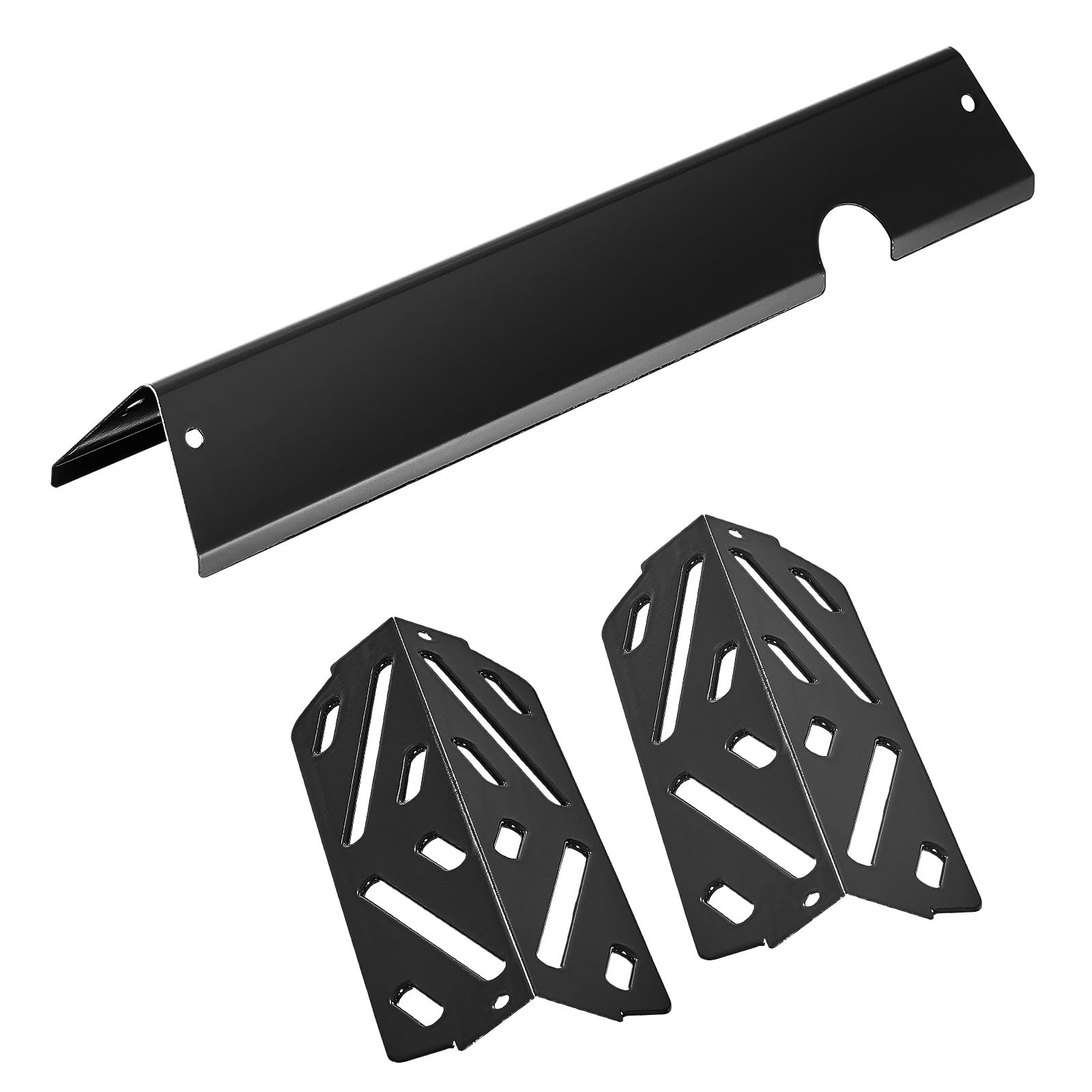 VEVOR Barre Cache-brûleur et Diffuseur de Chaleur pour Barbecue 8PCs, Déflecteur de Graisse pour Brûleur 43,5 cm, pour Weber Genesis II 310, 315, 335, 340, E/S 325s, ES/SX 325s, E/S 335, EX/SX/EPX-335