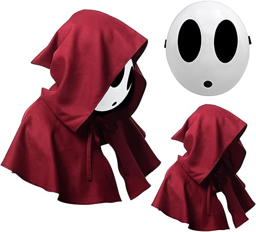 Miniatura 8 de Máscara de chico tímido, máscara de anime blanca, máscara de Halloween, máscara divertida para disfraz de Halloween, accesorios de cosplay