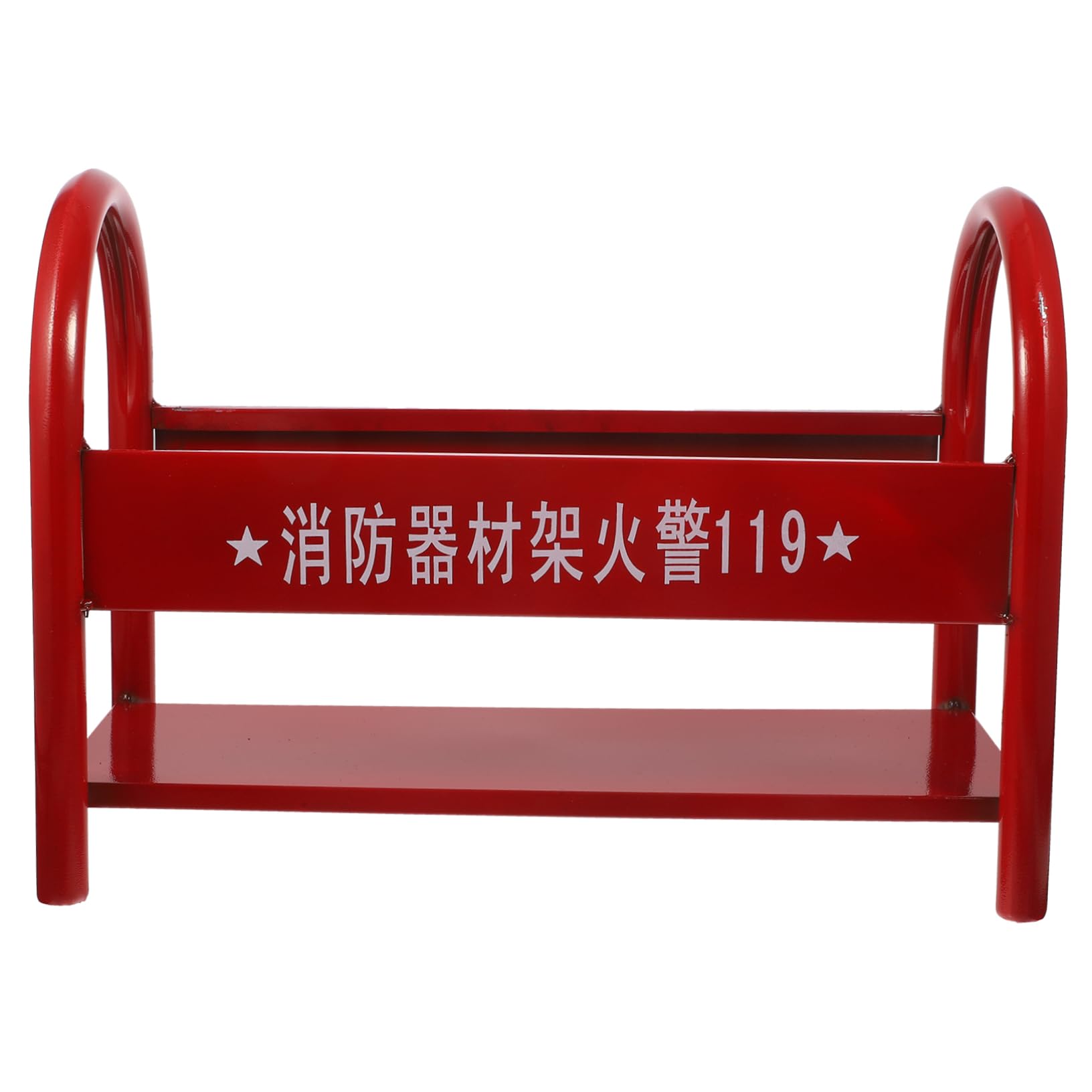Soporte para Extintor de Incendios 2-4kg de Hierro Rojo | Estructura Simple, para Shopping Mall y Office, Acabado de Estructura Razonable Estilo Aleatorio