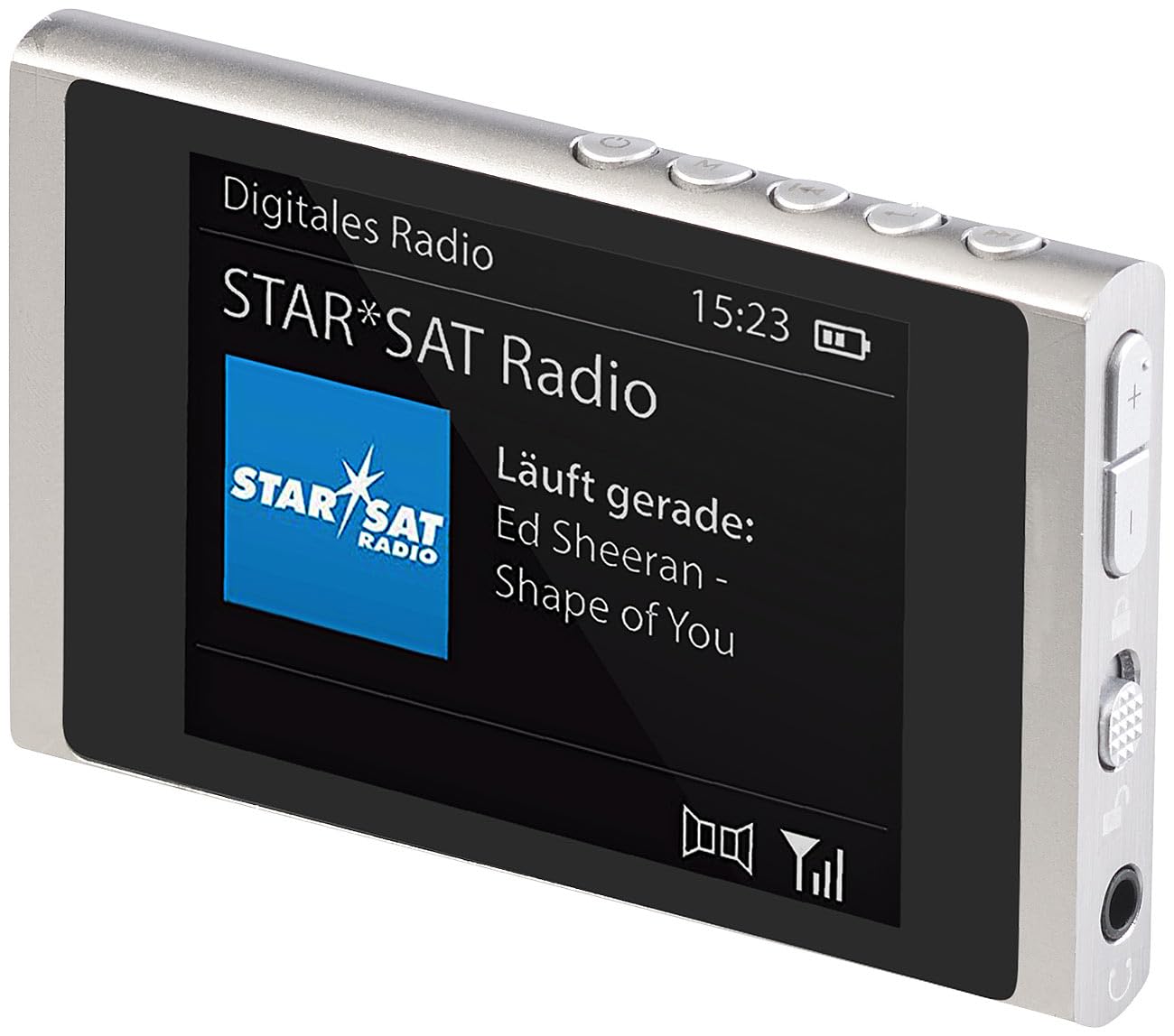 Radio de poche DAB+/FM rechargeable DOR-350.mini avec écouteurs [VR-Radio]