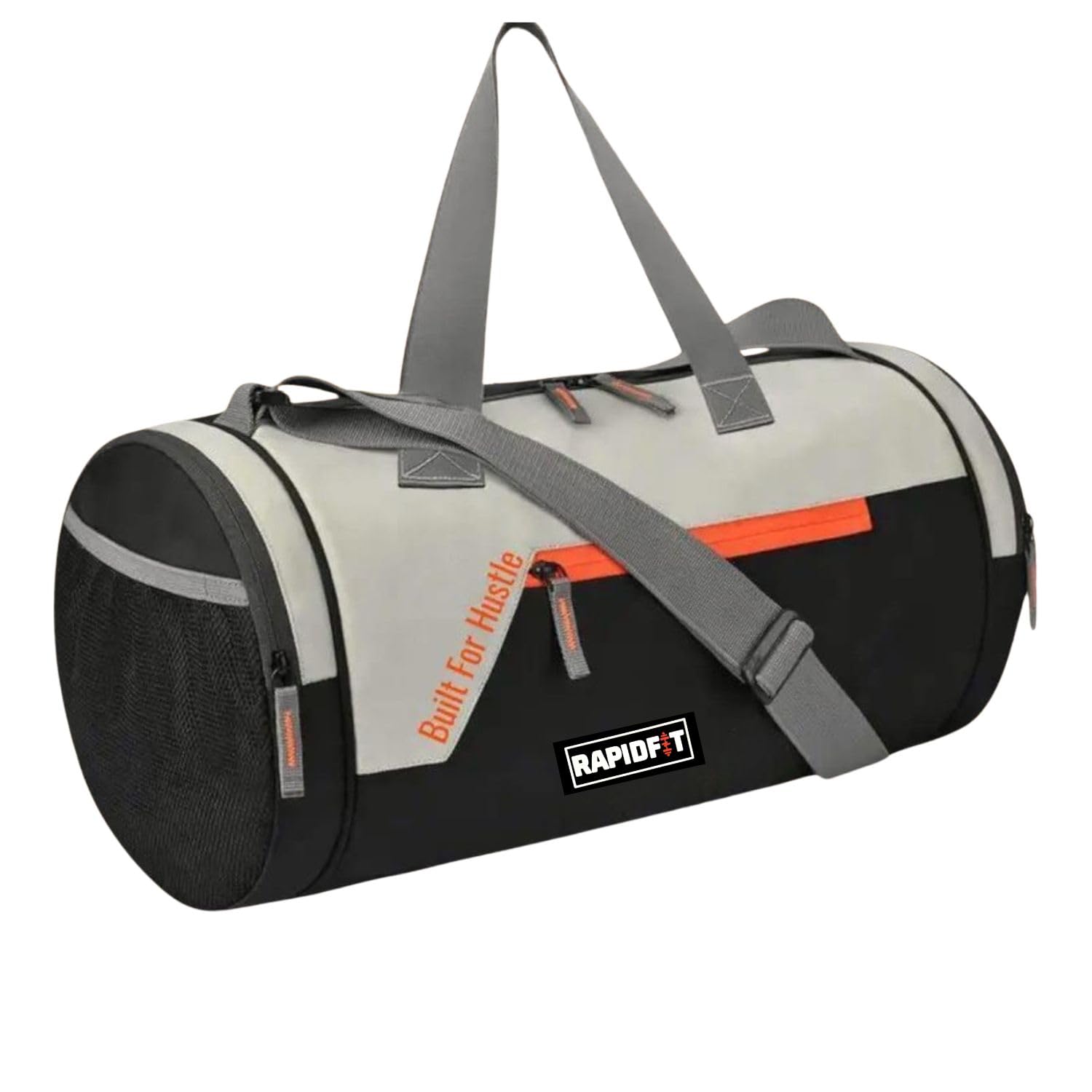 rapidfit ™ Sports Duffel Gym Bag for Men & Women | Large Travel Shoulder Bag with Shoe Compartment, Wet Pocket & Multiple Zippers | Durable Fitness Backpack for Gym, Travel & Outdoor, 25L-picture-38