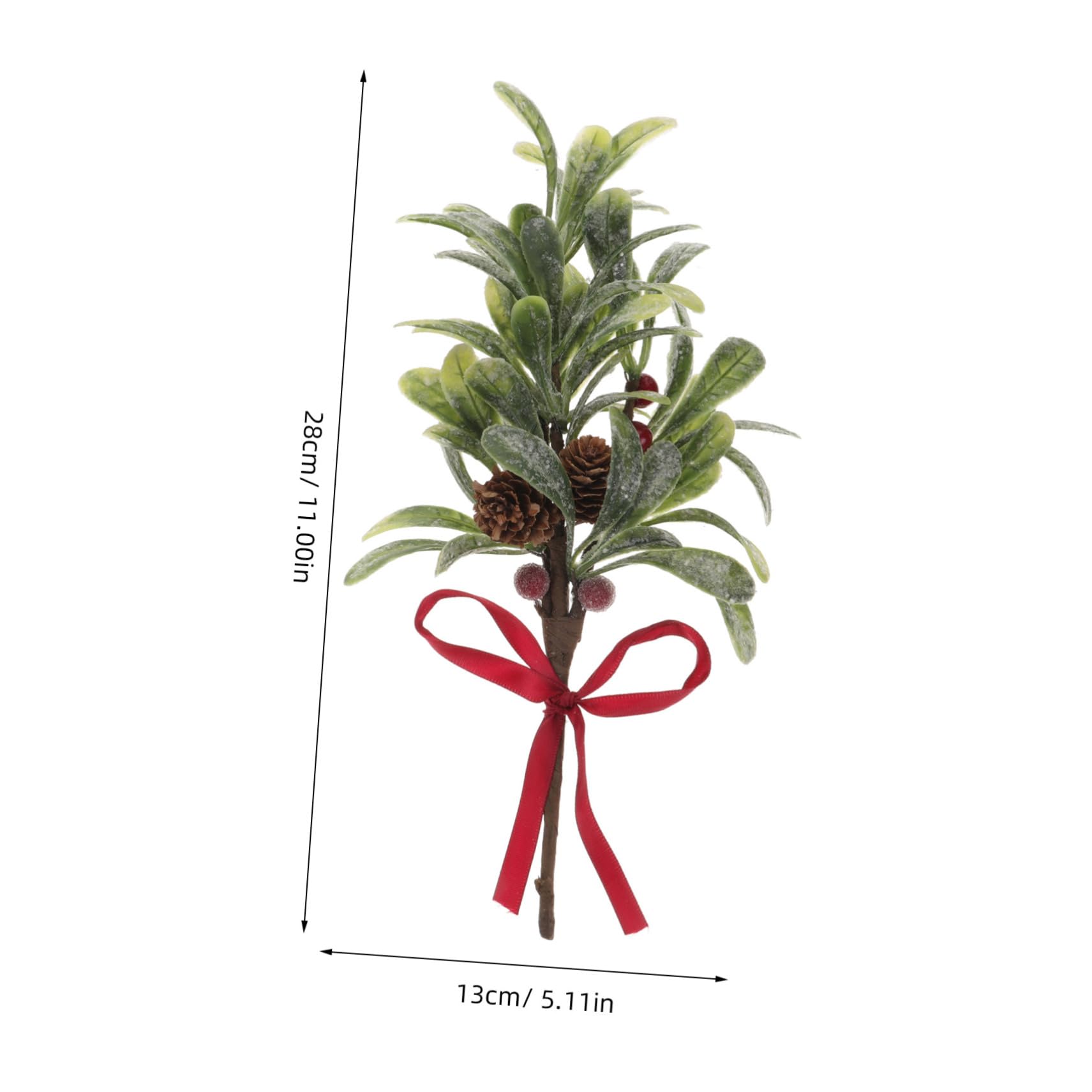 Unomor Realistic Christmas Swag Berries Artificial Decoration for Home Holiday Faux Branch for Cheerful Festive Atmosphere