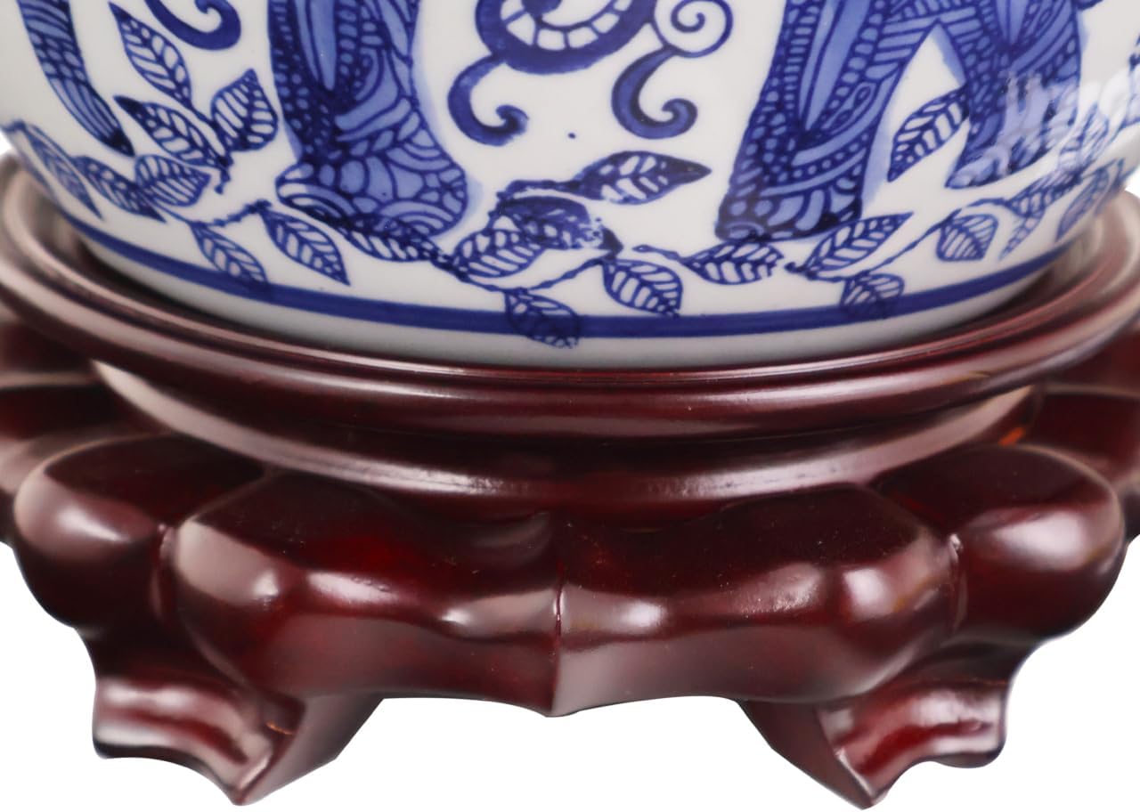 Oriental Onion Shaped Vase Stand (3 Inch)