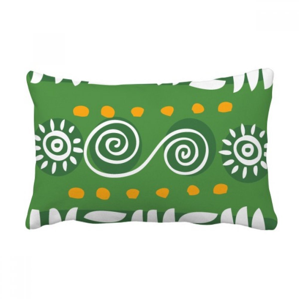 Coussin lombaire Mexique Totems 16x24 pouces pour canapé salon