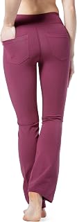 Fishers Finery Women's Ecofabric Classic Bootcut Yoga Pant; Back Pockets