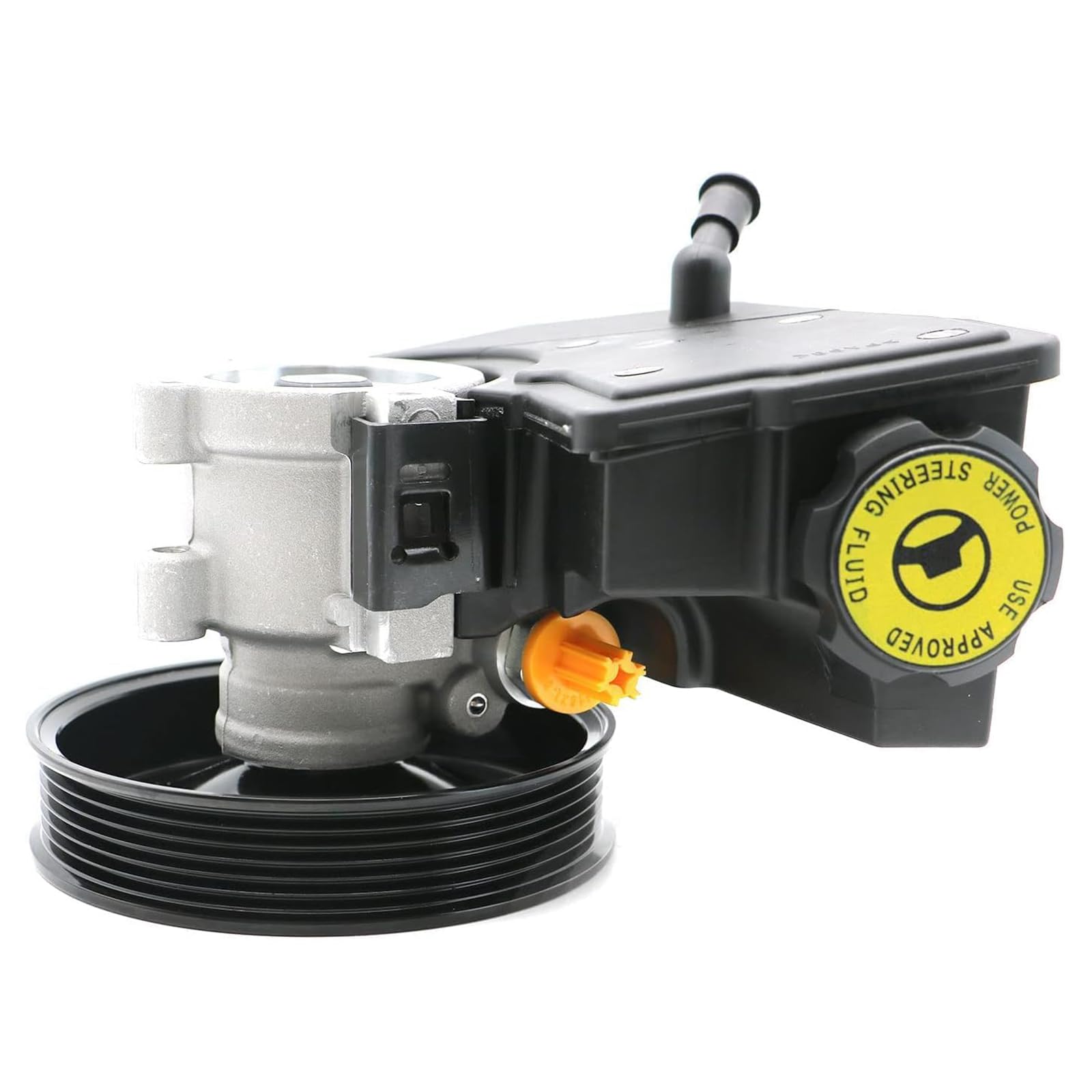 20-38771 Power Steering Pump Assembly with Pulley Reservoir Compatible with 1996-2001 Jeep Cherokee,1997-2003 Jeep Wrangler,1997-2003 Jeep TJ