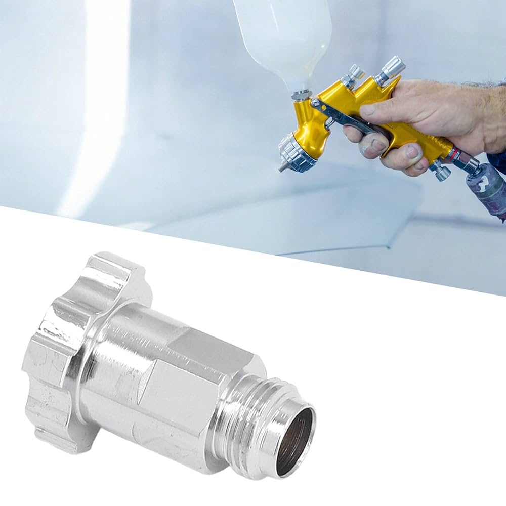 カップガン スプレーガン 重力式 ツノ付カップ付き セット 1セット