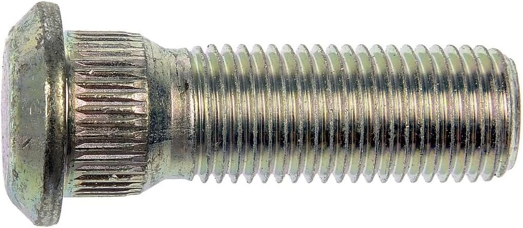 Dorman 610-527 M14-1.50 Serrated Wheel Stud - 16.50 mm Knurl, 45.5 mm Length Compatible with Select Models, 10 Pack (Made in USA)