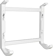 EasyClick Perfect Fit Wall Mount for AVM Fritz!Box 7590AX v2, 7690, 4690, 5590 Fiber, 6670 Cable, Can also be Mounted in Any Direction, Includes Mounting Material