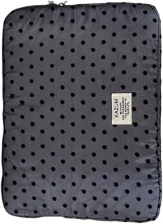 Fashionable Polkas Dot Laptop Bag Shockproof Fabric Foam Padding For Commuting Simple Briefcases