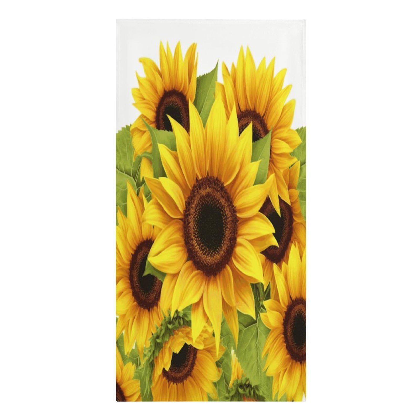 Adfgyerh Women's Style Sunflower Microfiber Sand Free Towels Large Quick-Dry. Beach Towel For Swimming Pool Camping Beach .Beach Accessories， They Are Essential Accessories For Adults, And Men, Vacation Gift