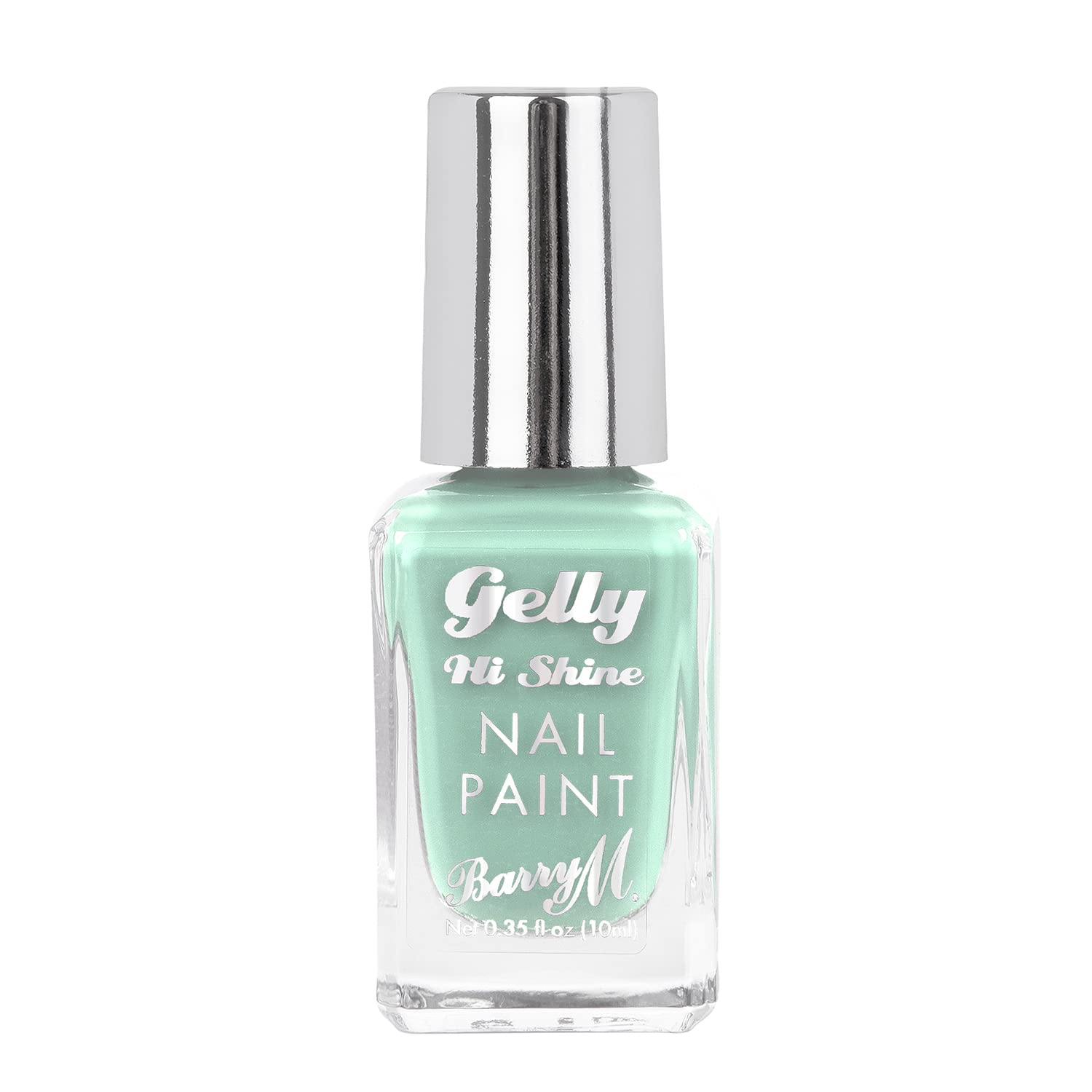 Barry M Gelly Hi Shine Nail Paint, Shade Cactus |Green Glossy Nail Polish