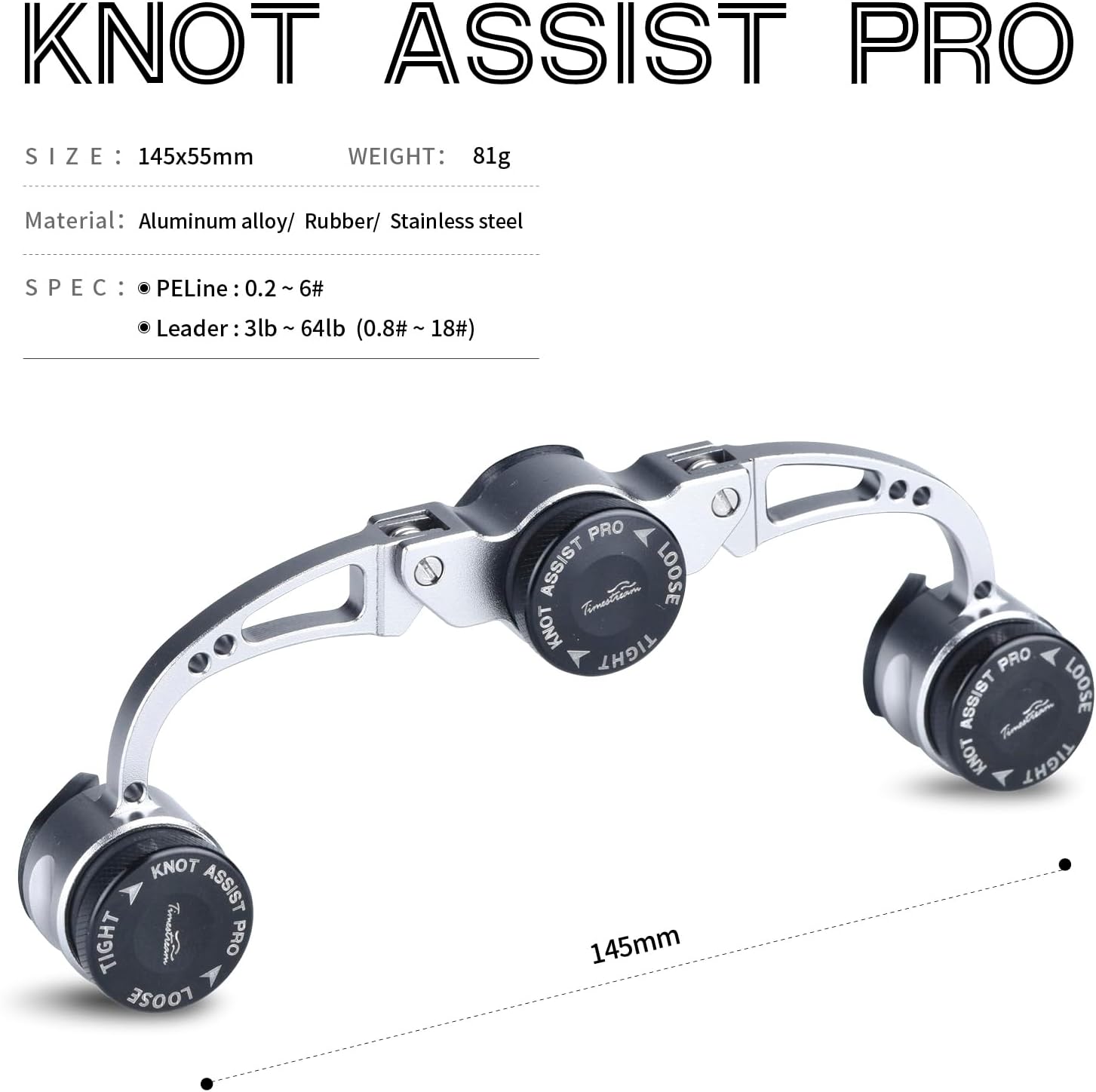FG Knot Assist Tool，Knot Assist GT Knotter Leader Connection Knot Assist 2.0 for FG Knot Braided Line to Leader Connection Fishing Knot Tying Tool for Braid to Monofilament Leade