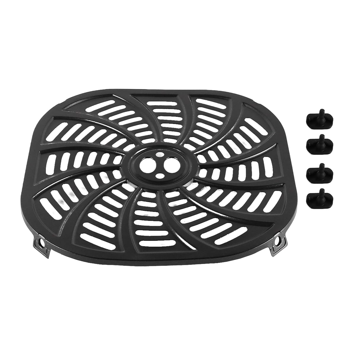 Muiltvoe Air Fryer Grill Pan Nonstick Air Fryer Replacement Parts Rack Tray Crisper Plate Grill Plate for Air Fryer Dishwasher Accessories