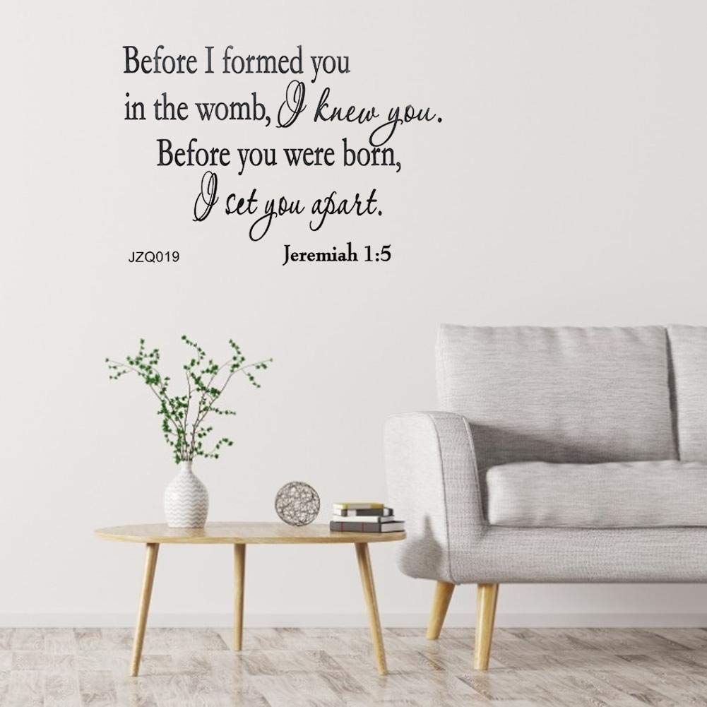 Fdit Waterproof Wall Sticker Bible Verse Wall Decals Christian Quote PVC Wall Art Stickers Religious Decoration for Home Office - Image 3