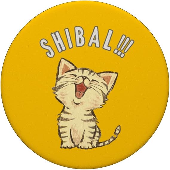 Kpop K-pop cat Meow Kitten Shibal PopSockets Adhesive PopGrip