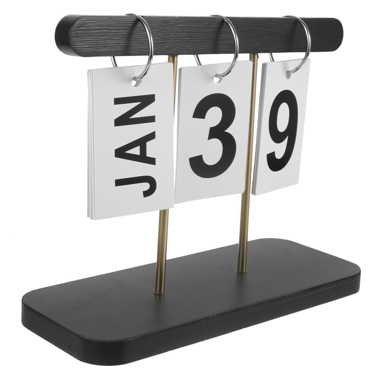 SEWACC 5stücke Rustikaler Tischkalender Mit - Perpetueller Kalender Für Schreibtischdekoration Und Stilvolle Raumgestaltung Für Zuhause Und Büro