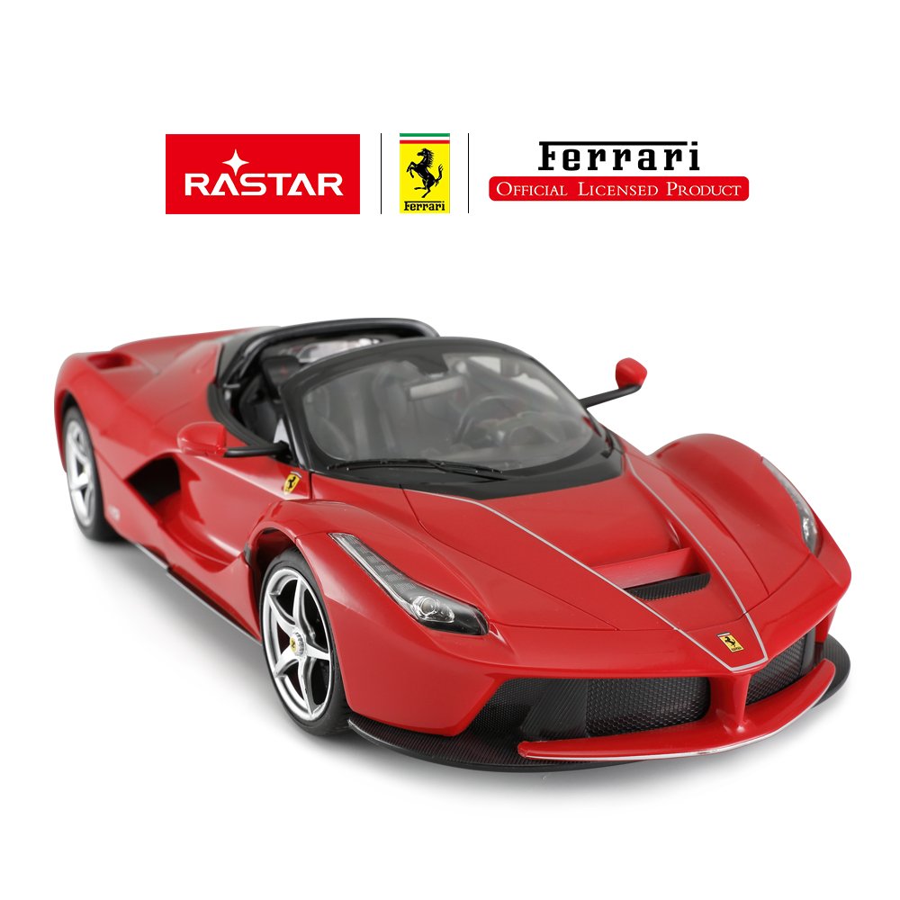 RASTAR - Auto radiocomandata da drifting, modello Ferrari LaFerrari Aperta, in scala 1:14, cabriolet, portiere apribili, luci funzionanti