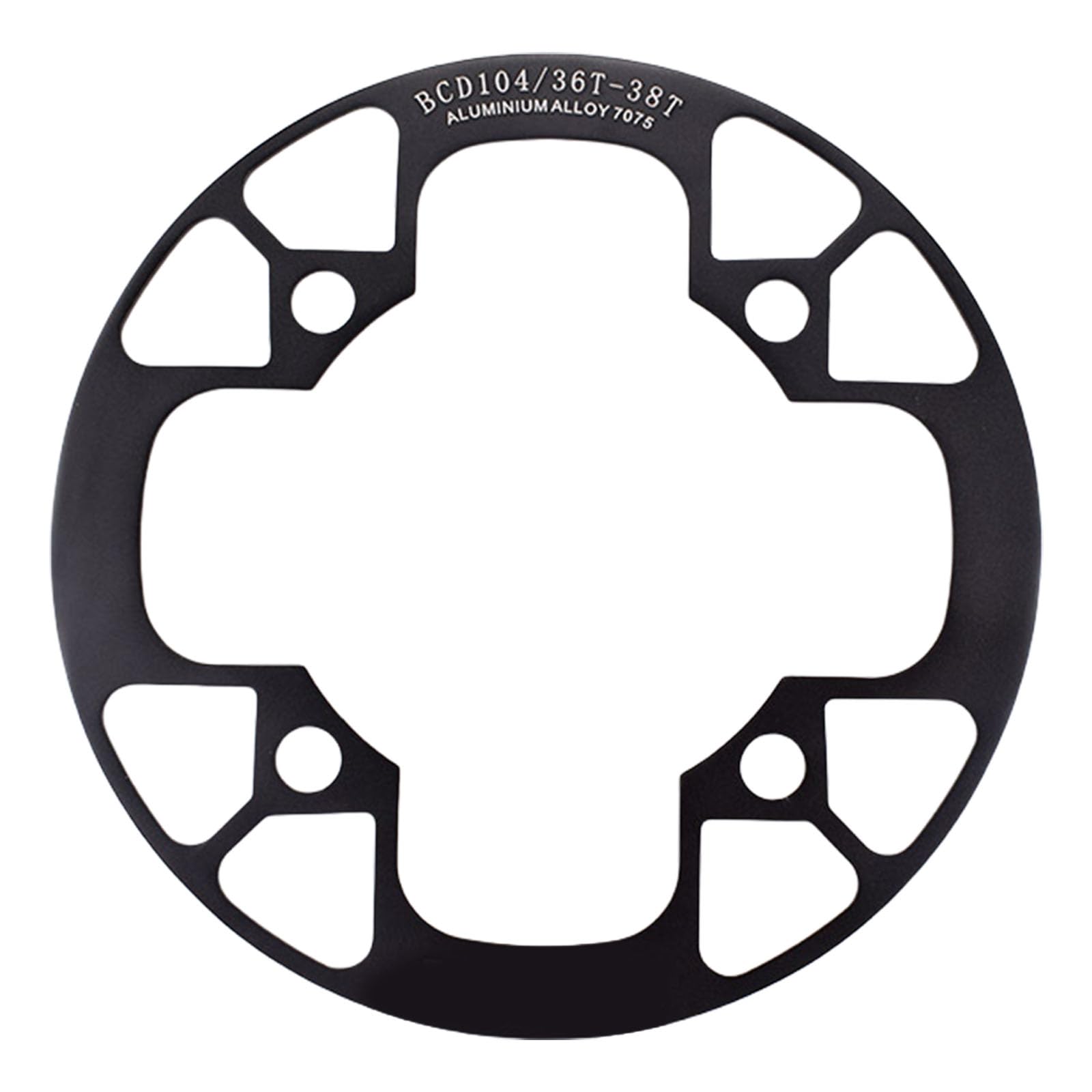 Woedpez Mountain Bike Protector Chainring Protections Covers Aluminum Alloy Bicycles Crank Protections Plate Crankset Protector Mountain Chainwheel Guard Covers